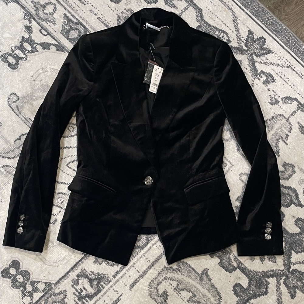 New White House Black Market Velvet/Velour Jacket
